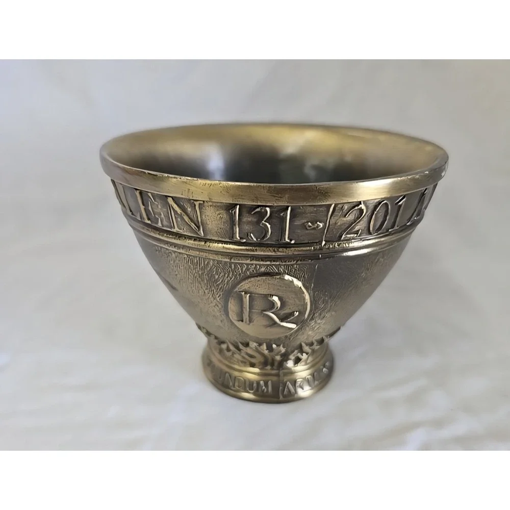 Coricidin Mortar Pestle Rx Drug‎ Store Display Medicine Brass Pharmaceutical